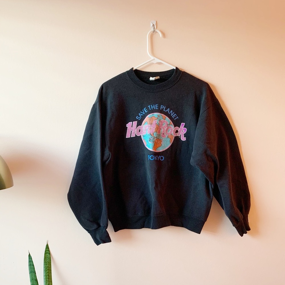 Vintage Hard Rock Save the Planet crew neck
